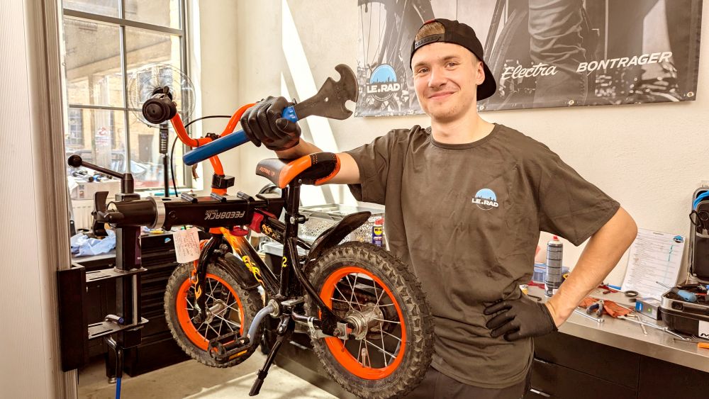 Leon Owsianny Azubi bei LE.Rad